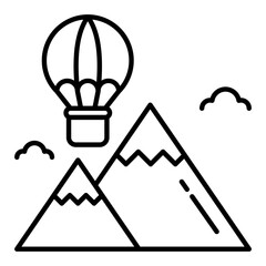 Adventure Outline Icon