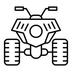 Quad Outline Icon