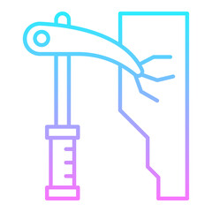 Ice Pick Gradient Icon