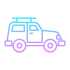  Jeep Gradient Icon