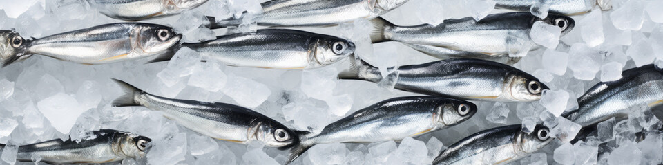 Fototapeta premium fish in ice 