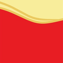 simple red, gold background with waves