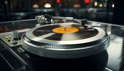 Futuristic turntable