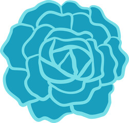 Bright Colorful Flower