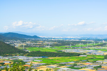 愛知県田原市の町並み風景