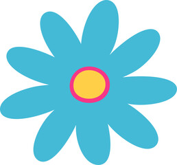 Bright Colorful Flower