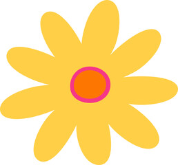 Bright Colorful Flower