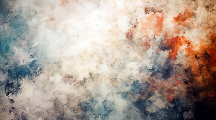 Fototapeta na wymiar Blue and orange smoke texture. Closeup image. Rough wallpaper surface. Stone granite background.