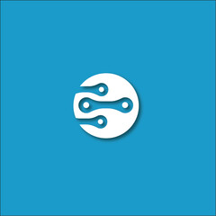illustration of a background, TECH DESIGN, TECH LOGO