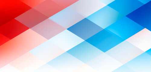 Abstract blue and red geometric background. Textured illustration design for business presentation.
