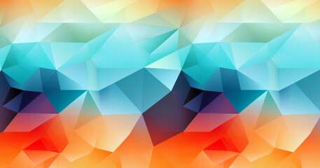 Abstract blue and red geometric background. Textured illustration design for business presentation.