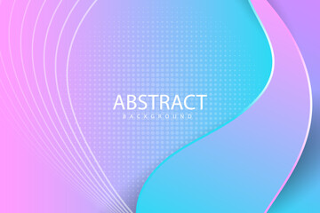 blue and pink gradient geometric shape background