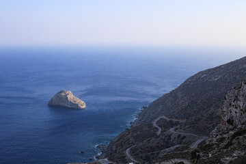 The Big Blue on Amorgos, Greece - obrazy, fototapety, plakaty