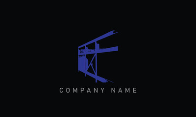 Bridge logo design, perfect for construction companies