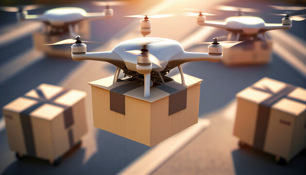 parcel delivery by drones