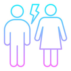 Breakup Gradient Icon