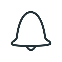 Bell icon vector on trendy style for design and print.