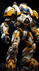 The  Sentinel: A Standing Robot in the Dark,robot toy soldier,robot toy robot