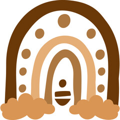 Scandinavian Abstract Rainbow