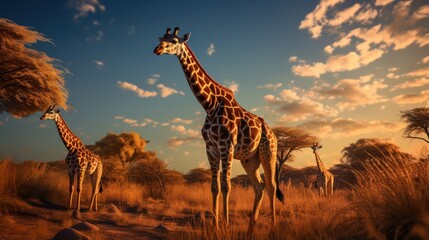 Giraffe in the Wild