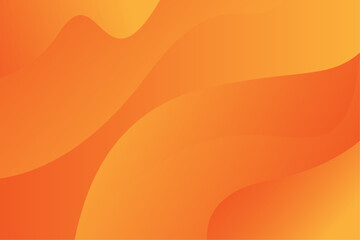 Abstract orange background with waves