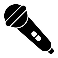 Mic Glyph Icon