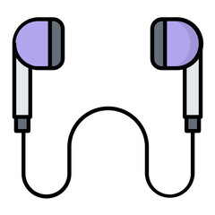 Handfree Colored Outline Icon