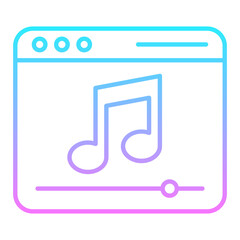 Polaroid Gradient Icon