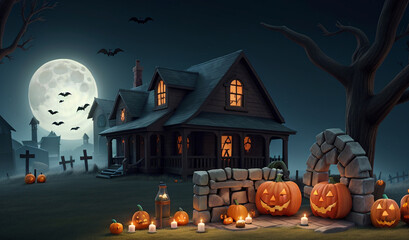 horrors spooky background spooky Halloween party Halloween scary terrorism Halloween background evil cemetery event background party background 8k