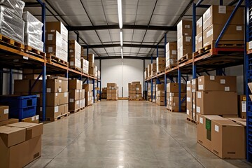 large warehouse with numerous items