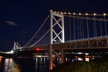 bridge at night