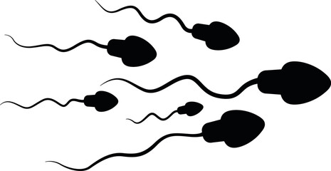 Sperms SVG Cut File for Cricut and Silhouette, EPS ,Vector, PNG , JPEG, Zip Folder
