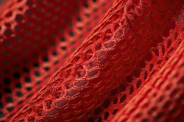 Fabric texture background backdrop close up macro colorful pattern, generated ai