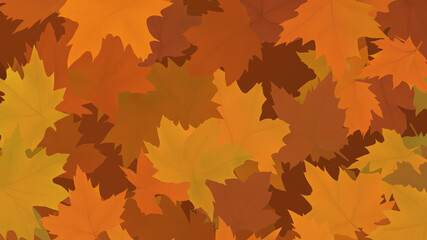 Obraz premium Fond de feuilles brunes automne