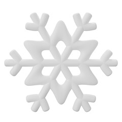 white Snowflake 3d © lunarts_studio