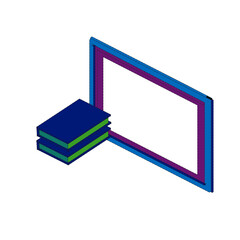 blue book with cover