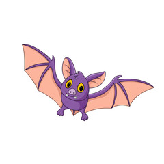 cartoon bat for halloween icon