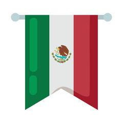 mexican flag pennant