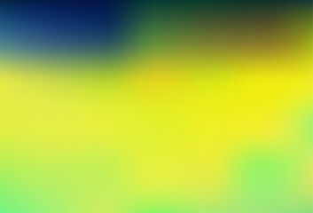 Dark Blue, Yellow vector blurred and colored template.