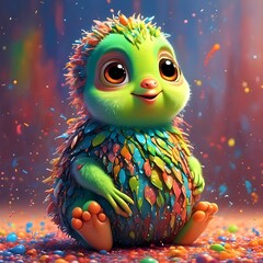 Naklejka premium Baby Monster