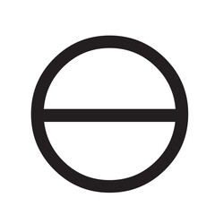 icon sign symbol circle black vector