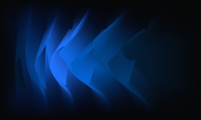 dark blue black gradient abstract background  with zigzag wave style. 