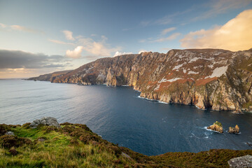Fototapeta na wymiar Slieve League - second highest cliff in Ireland