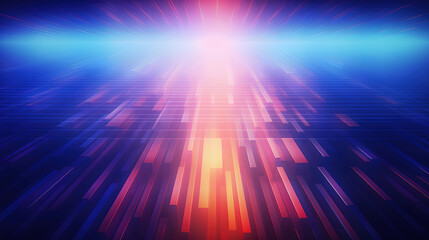 Obraz premium An abstract background with lines and a bright light