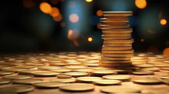 Magnet pulls in money related 3D illustration