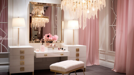 Chic Glamour Dressing Room