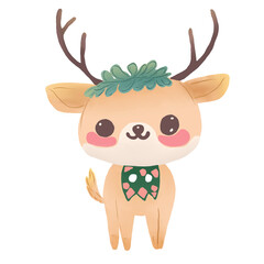 Cute Christmas reindeer 