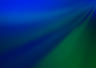 Dark Blue, Green vector blurred and colored template. Colorful illustration in blurry style with gradient. A new texture for your design.