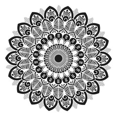 ornamental luxury round lace ornament pattern design