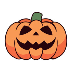 halloween cute pumpkin character